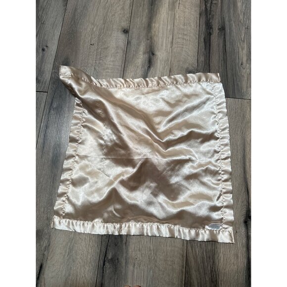 Giraffe Baby Blanket Lovey Security Blanket 16" x 16" Satin & Plush Polyester Sa - Picture 3 of 5